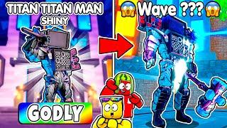 Unlocking TITAN TITAN MAN In Toilet Tower Defense