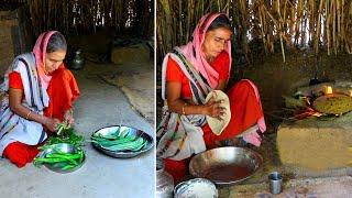 Village Life Style Bajre Ki Roti Recipe || Village Life In Gujarat || Village food Recipe