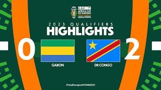 Gabon  DR Congo | Highlights - #TotalEnergiesAFCONQ2023 - MD5 Group I