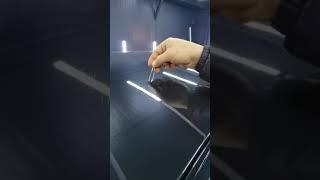 Zeus HyperQuartz Carbon elastomer polymer reformation demonstration on automotive paint