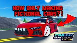 CDT IS NOW MAKING ONLY FICTIONAL CARS IN Roblox?! | Mird CDT