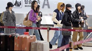 트와이스 (나연 정연 지효 다현 채영 쯔위) TWICE Departure｜김포공항 241108