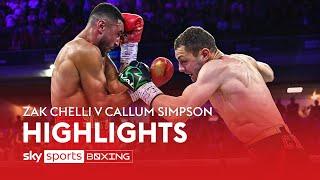 HIGHLIGHTS! Zak Chelli v Callum Simpson | British & Commonwealth titles