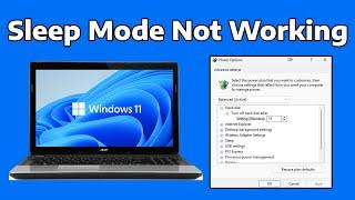 How To Fix Windows 11 Sleep Mode Not Working (2025)