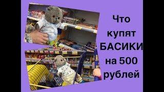 Что купят БАСИКИ на 500 рублей? Распаковка куклы Enchantimals Серж Скунси с питомцем Кейпером.