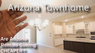 CHEAP Rent New Gated Townhouse In Arizona Suburb | Empty House Tour