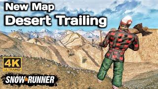 New Map Desert Trailing In SnowRunner Season 15 #snowrunner #offroad #truck