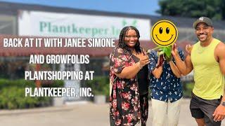 Plant shopping with Janeé Simone and Growfolds at Plantkeeper, Inc. in Dallas, Texas!