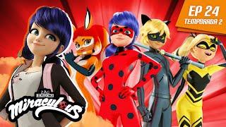 MIRACULOUS |  CATALIZADOR - DÍA DE LOS HÉROES 1  | Episodio completo ▶️ Temporada 2 Episodio 24