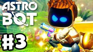 Astro Bot - Full Game Walkthrough Part 3 - Serpent Starway 100%!