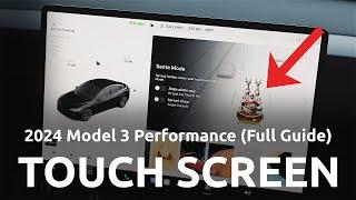 2024 Tesla Model 3 Performance Touchscreen Walkthrough (In-Depth)