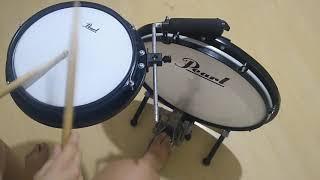 The Most Compact Drumset Ever Made! Pearl Compact Traveler Review (PCTK 1810)