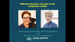 CAM LIVE: Difficult behaviour and pain with Katie Friel-Russell