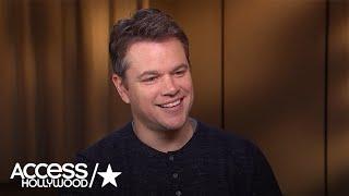 Matt Damon Talks About His Cameo In 'Ocean's Eight' | Access Hollywood