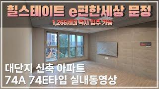 힐스테이트e편한세상문정 74A 74E타입 실내영상 전월세 임대환영 즉시입주가능