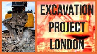 BIG excavation project in LONDON! | DIGGERS AND DOZERS