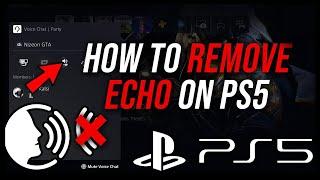 HOW TO FIX ECHO FROM HEADSET PS5