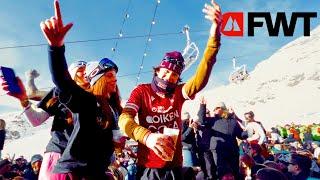 My friend WINS the WORLD'S CRAZIEST ski competition (FREERIDE WORLD TOUR VAL THORENS)