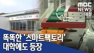 [대전MBC뉴스]일하고 배우고 스마트 러닝 팩토리 등장