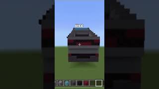 Parte 2 de construllendo una Cybertruck en Minecraft #minecraft #shorts #viral