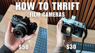 How to Thrift Film Cameras for Cheap.