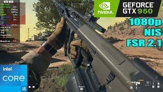 GTX 950 | Call of Duty Warzone 2 - 1080p, NIS, FSR 2.1