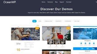 OceanWP Elementor Tutorial to  Make  a free WordPress Website with Elementor & OceanWP 2018