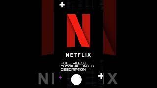 Netflix Logo Animation #shorts