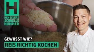 Schnelles Wie koche ich Reis richtig? Rezept von Steffen Henssler