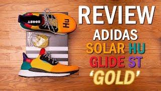 A NEW Human Race Model || adidas Solar HU Glide ST 'Gold' by Pharrell Williams Review and On Feet