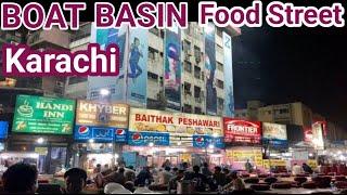 Boat Basin Food Street Karachi || Street walking Tour 4k