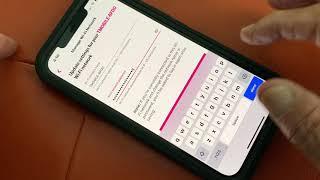 How to change your WiFi Password for T Mobile high Speed Internet Gateway on iPhone 12