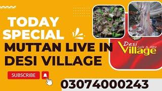 Fresh Muttan  live krahi in desi village cafè and BBQ