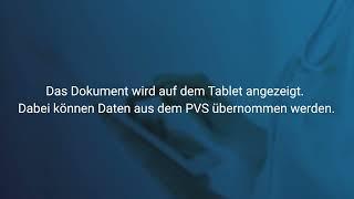 mediDOK eForms (Beispiel 1): Einverständniserklärung auf Tablet unterschreiben unterschreiben