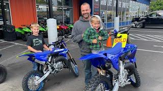 We bought two new Yamaha’s YZ65 & YZ125