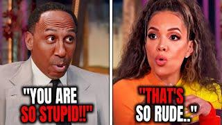 Stephen A Smith DESTROYS Sunny Hostin & Leaves Her SPEECHLESS