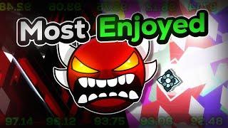 The Most Enjoyed Extreme Demons in Geometry Dash