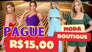 ACHEI NA 44 - R$15,00 MODA ALFAIATARIA DIRETO DO DISTRIBUIDOR  CROPPED EM LESE BORDADO COM PREÇO BOM