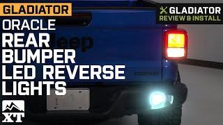 Jeep Gladiator JT Oracle Rear Bumper LED Reverse Lights with Plug-N-Play Harness Review & Install