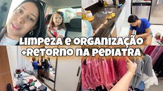 ESTAVA PRECISANDO DISSO | LIMPEZA E ORGANIZAÇÃO NOS ARMÁRIOS | RETORNO NA PEDIATRA#CASALIMPA