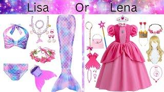 Lisa or Lena choose one (Princess toys)