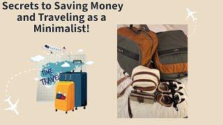 How to Save Money & Travel Like a Minimalist