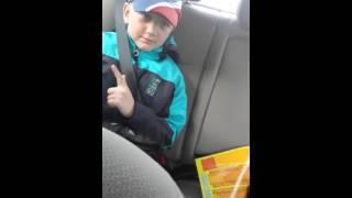 Vitali dances in the car