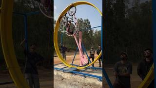 360 Wheel Bicycle #cycle #adventure #fun #shorts #himachalishreya