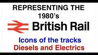 Diesel and electric trains. British Rail in 1989. Powering through Stafford and Norton Bridge