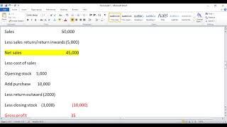 INCOME STATEMENT FOR BEGINNERS