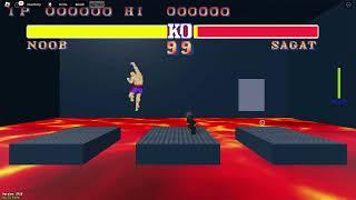 I finally beat the Sagat boss fight