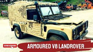 Verlassener gepanzerter Landrover. Wird er anspringen???