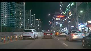 [4K HDR] 양주 옥정신도시 야간드라이빙 #Yangju #Okjeong #NewTown #NightDriving #Gyeonggi-do #Korea