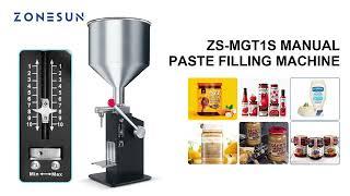 How to use the manual paste filling machine and clean it ZS-MGT1S